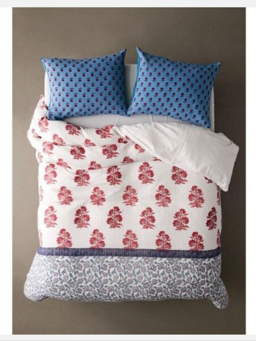 Urban Outfitters Franca Floral Duvet Cover NWOT 100% Cotton